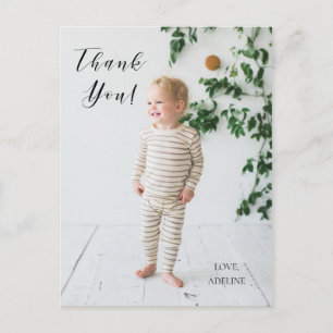 Postale Carte de remerciement photo d'anniversaire