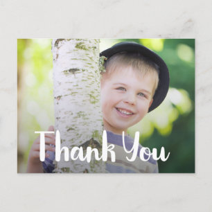 Postale Carte de remerciement photo pour l'anniversaire d'