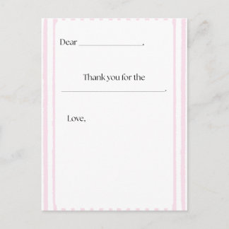 Postale Carte de remerciement pour enfants
