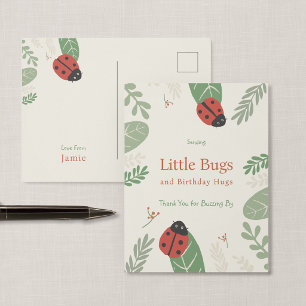 Postale Carte de remerciement pour l'anniversaire de cocci