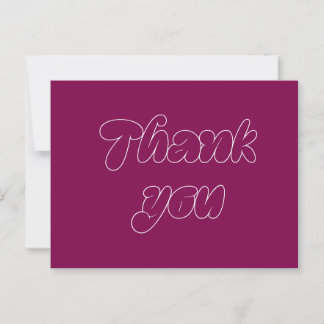Postale Carte de remerciements