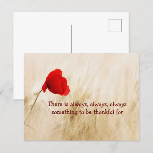 Postale Carte de remerciements