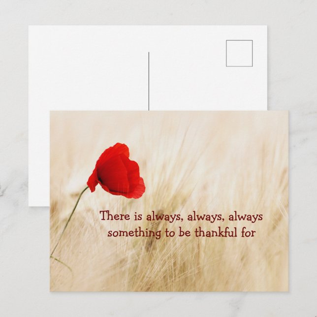 Postale Carte de remerciements (Devant / Derrière)