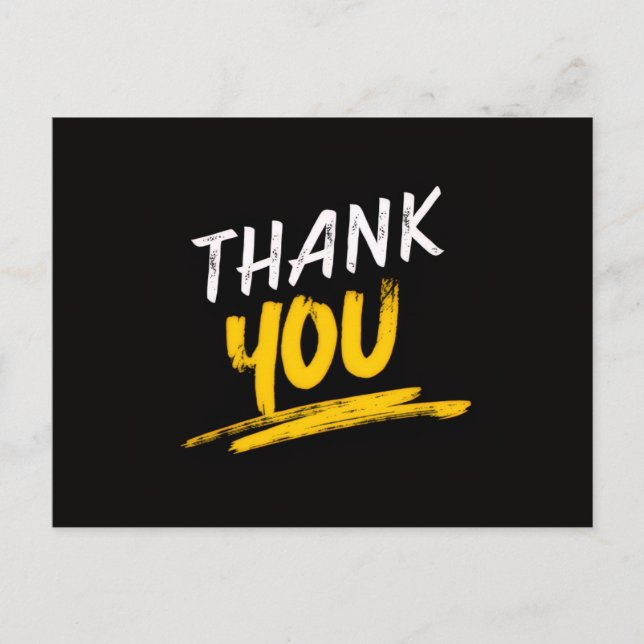 Postale Carte de remerciements (Devant)