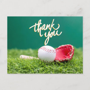 Postale Carte de remerciements de baseball