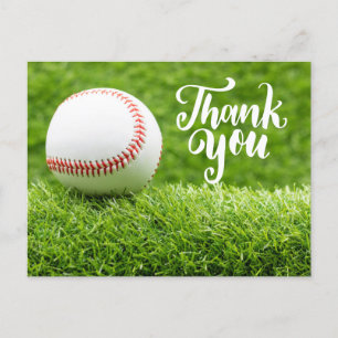 Postale Carte de remerciements de baseball