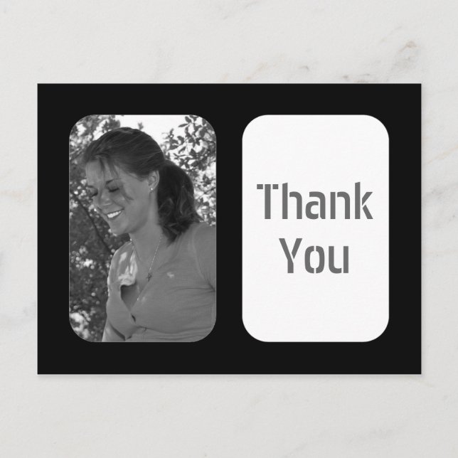 Postale Carte de remerciements de diplôme (Devant)