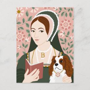 Postale Carte de remerciements d'illustration Anne Boleyn