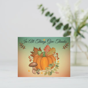 Postale Carte de remerciements pour toutes choses
