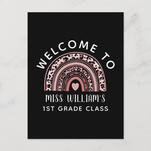 Postale Carte de retour à l'école (Devant)