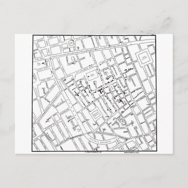 POSTALE CARTE DE RUES (Devant)