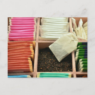 Postale Carte de sacs à thé