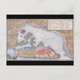 Postale Carte de San Juan Porto Rico de 1770