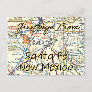 Postale Carte de Santa Fe