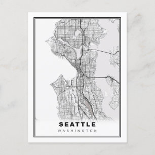 Postale Carte de Seattle