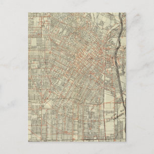 Postale Carte de sécurité et chemins de fer de rue à Los A