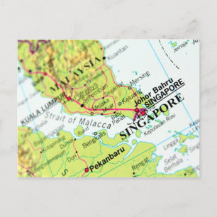 Postale Carte de Singapour