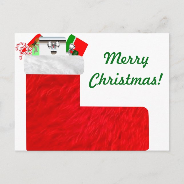 Postale Carte de stockage de Noël (Devant)