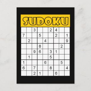 Postale Carte de Sudoku