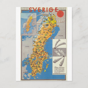 Postale Carte de Suède
