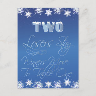 Postale Carte de table Bunco Wonderland n°2
