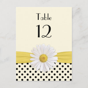 Postale Carte de table Daisy Polka Dot Special Occasion