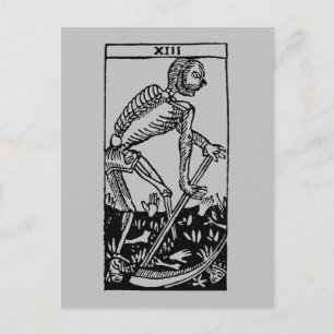 Postale Carte de tarot : La mort