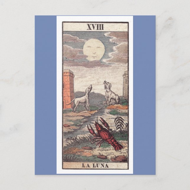 Postale Carte de tart La luna (Devant)