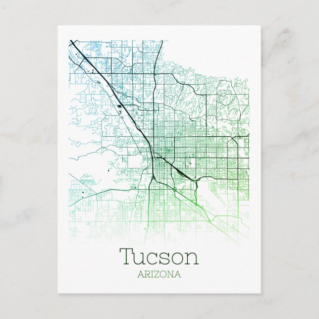 Postale Carte de Tucson (Devant)