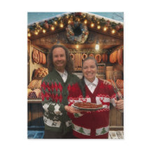 Carte de vacances de Noël Reindeer Market Sauser