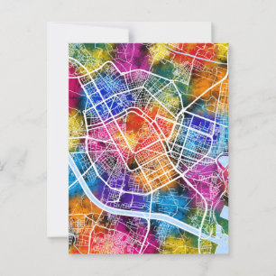 Postale Carte de Valence Espagne