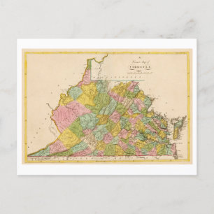 Postale Carte de Virginie 1815