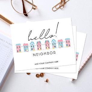 Postale Carte de visite Hello Neighbor Nouveau Ne person