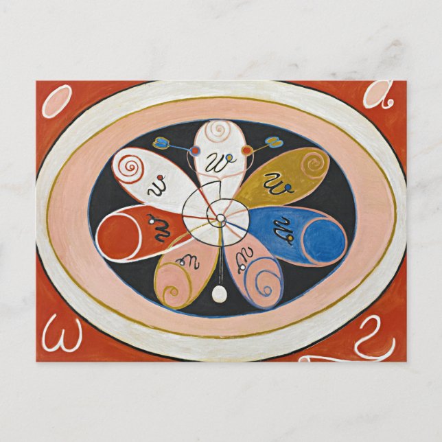 Postale Carte de visite par Hilma af Klint (Devant)