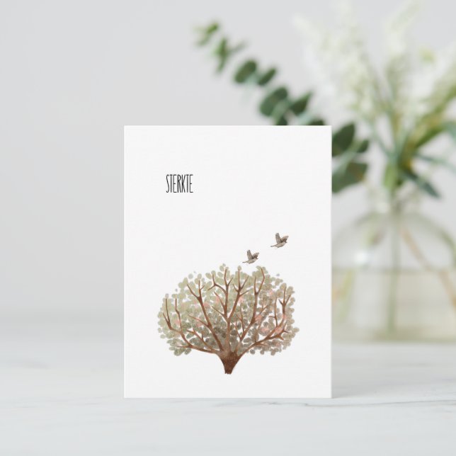 Postale Carte de voeux (10,8 x 14,2 cm) - Intensité (Debout devant)