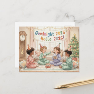 Postale Carte de vœux BONNE ANNÉE 2026