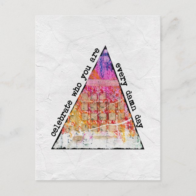 Postale Carte de vœux Célébrez qui vous êtes (Devant)
