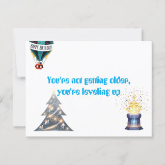 Postale Carte de voeux d'anniversaire