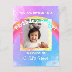 Postale Carte de vœux d'anniversaire pour enfant