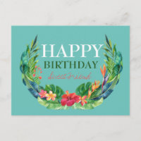 Carte de vœux de anniversaire avec verset biblique