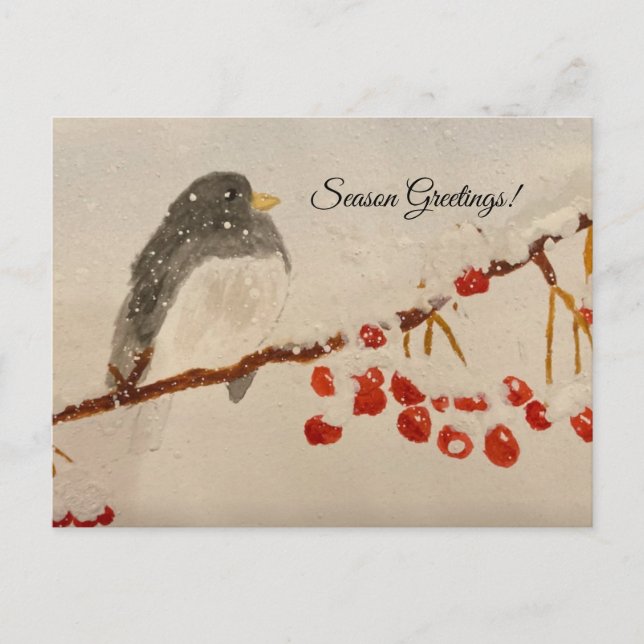Postale Carte de vœux de fêtes (Devant)