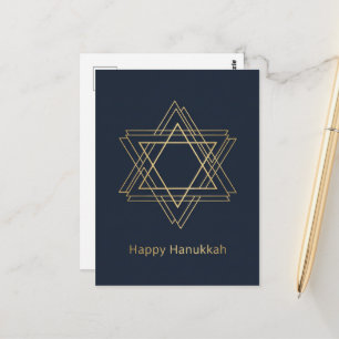 Postale Carte de vœux de lumières de Hanouka