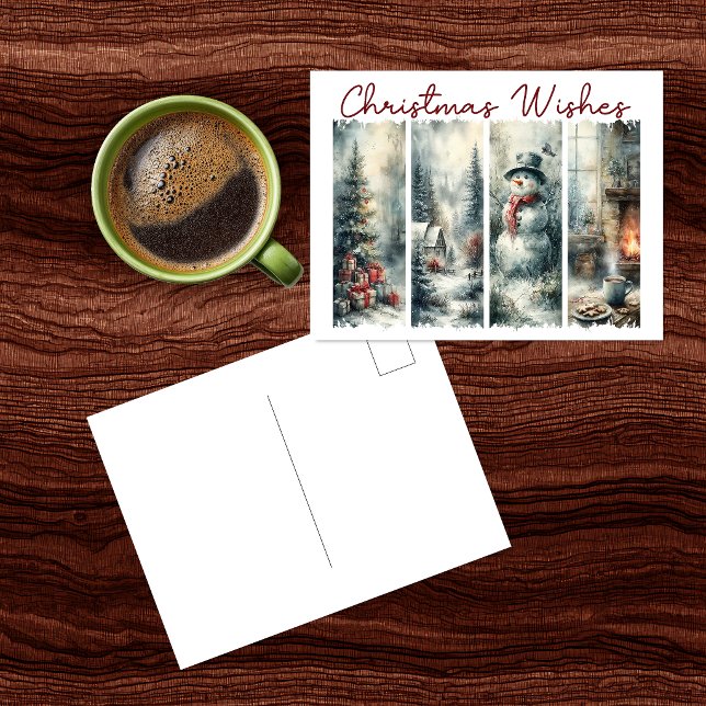 Postale Carte de vœux de Noël (Créateur téléchargé)