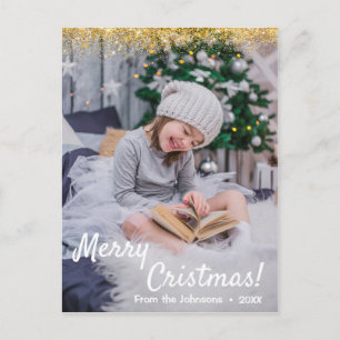 Postale Carte de vœux de Noël joyeux Carte de vacances joy