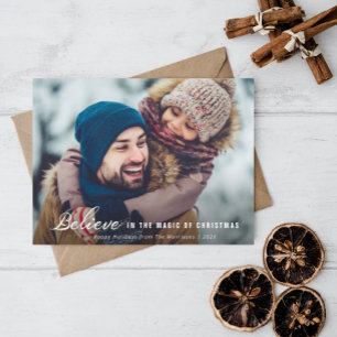 Postale carte de voeux de noël pour le script minimal
