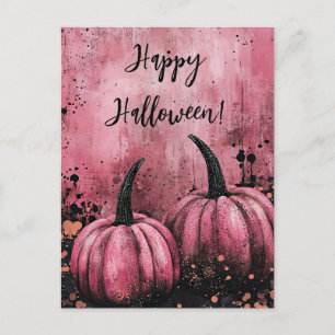 Postale Carte de voeux de Parties scintillant Citrouille H