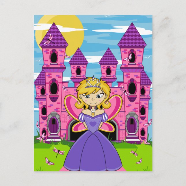 Postale Carte de voeux de Princesse Fairy (Devant)