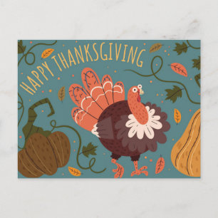 Postale Carte de vœux de Thanksgiving