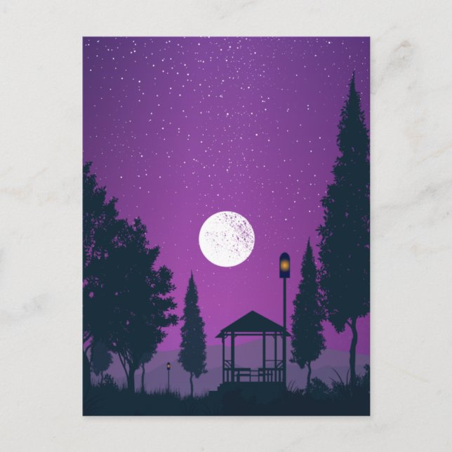 Postale Carte de vœux d'Halloween effrayante (Devant)