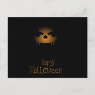 Postale Carte de vœux d'Halloween effrayante